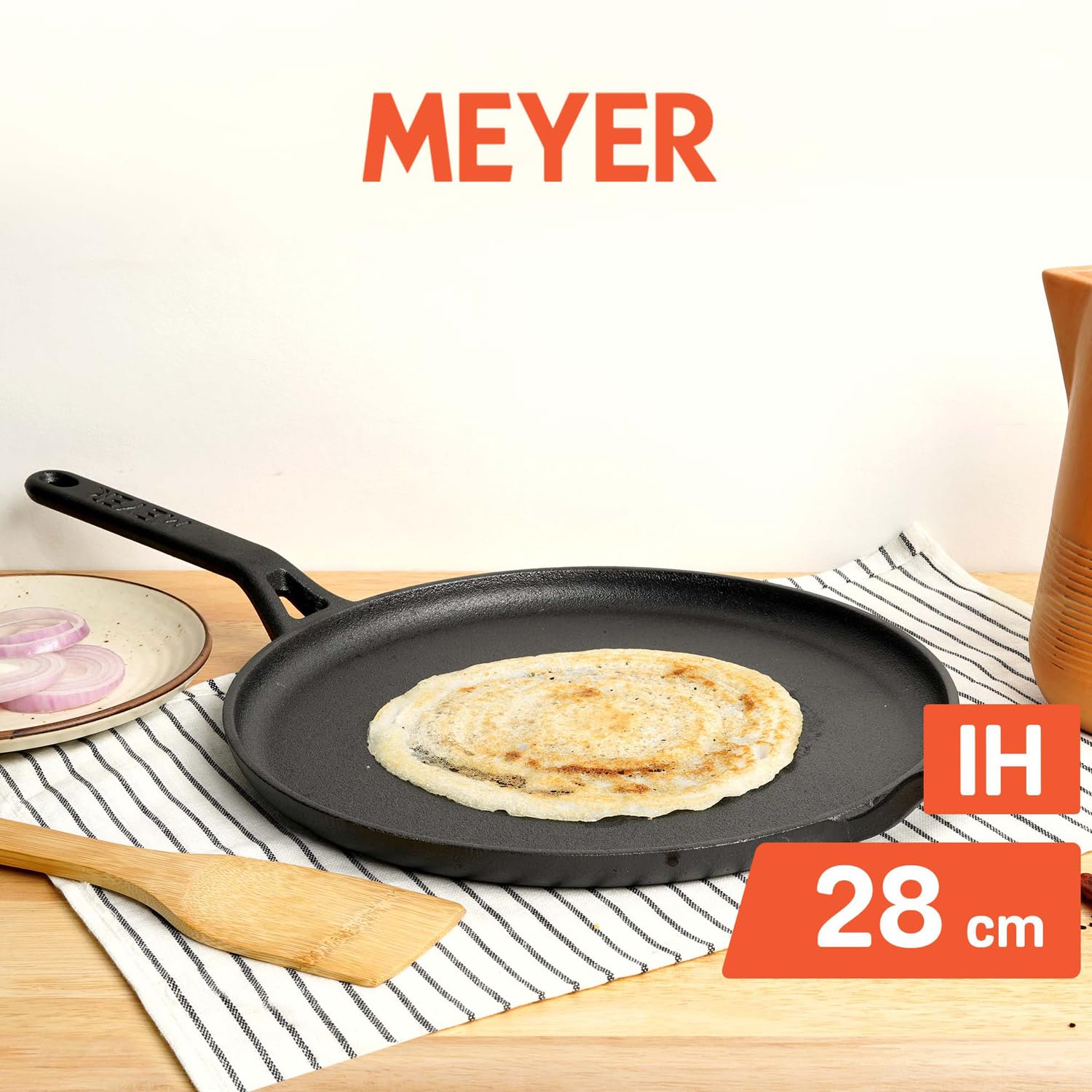 Meyer Heavy-Duty Cast Iron Cookware for Indian Cooking