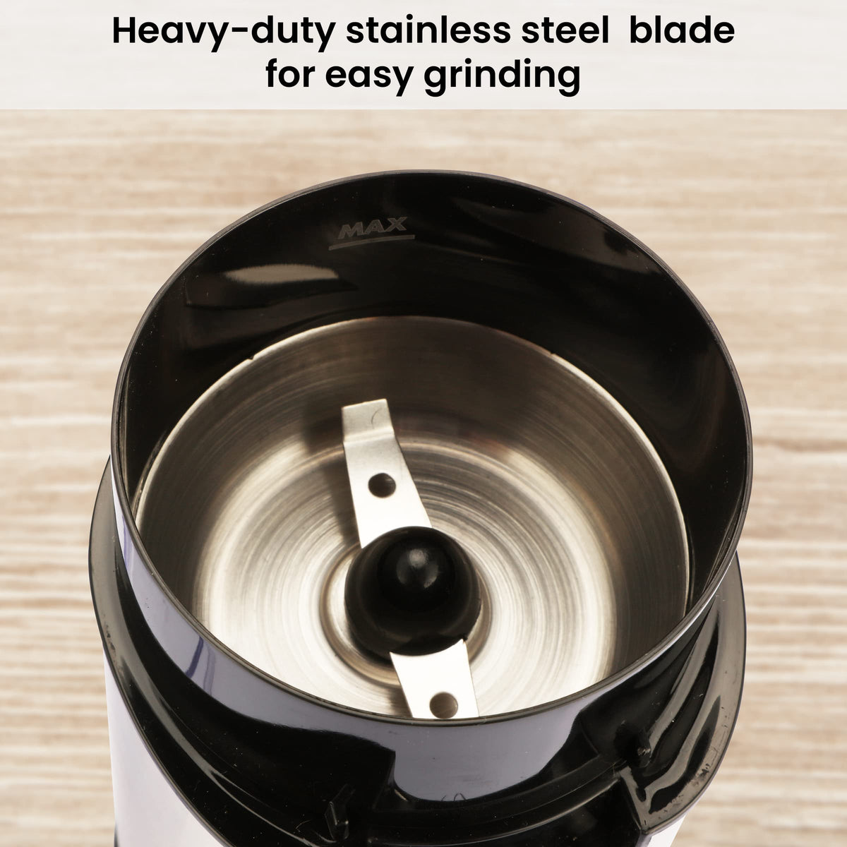 AGARO Grand Coffee Grinder, Stainless Steel Electric, Capacity 60 GMS Dry Coffee Bean