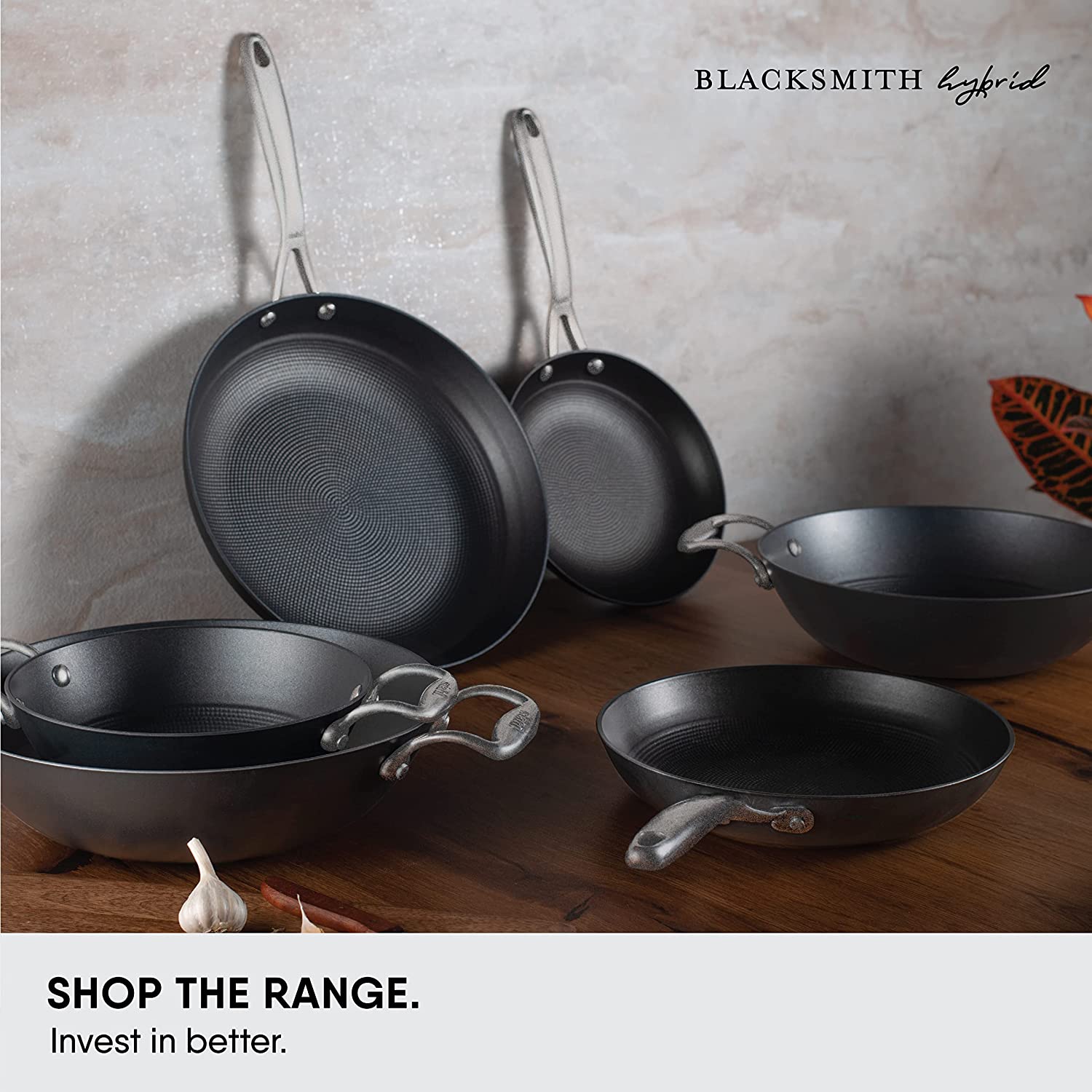 Stahl Blacksmith Hybrid Cast Iron Frypan Without lid