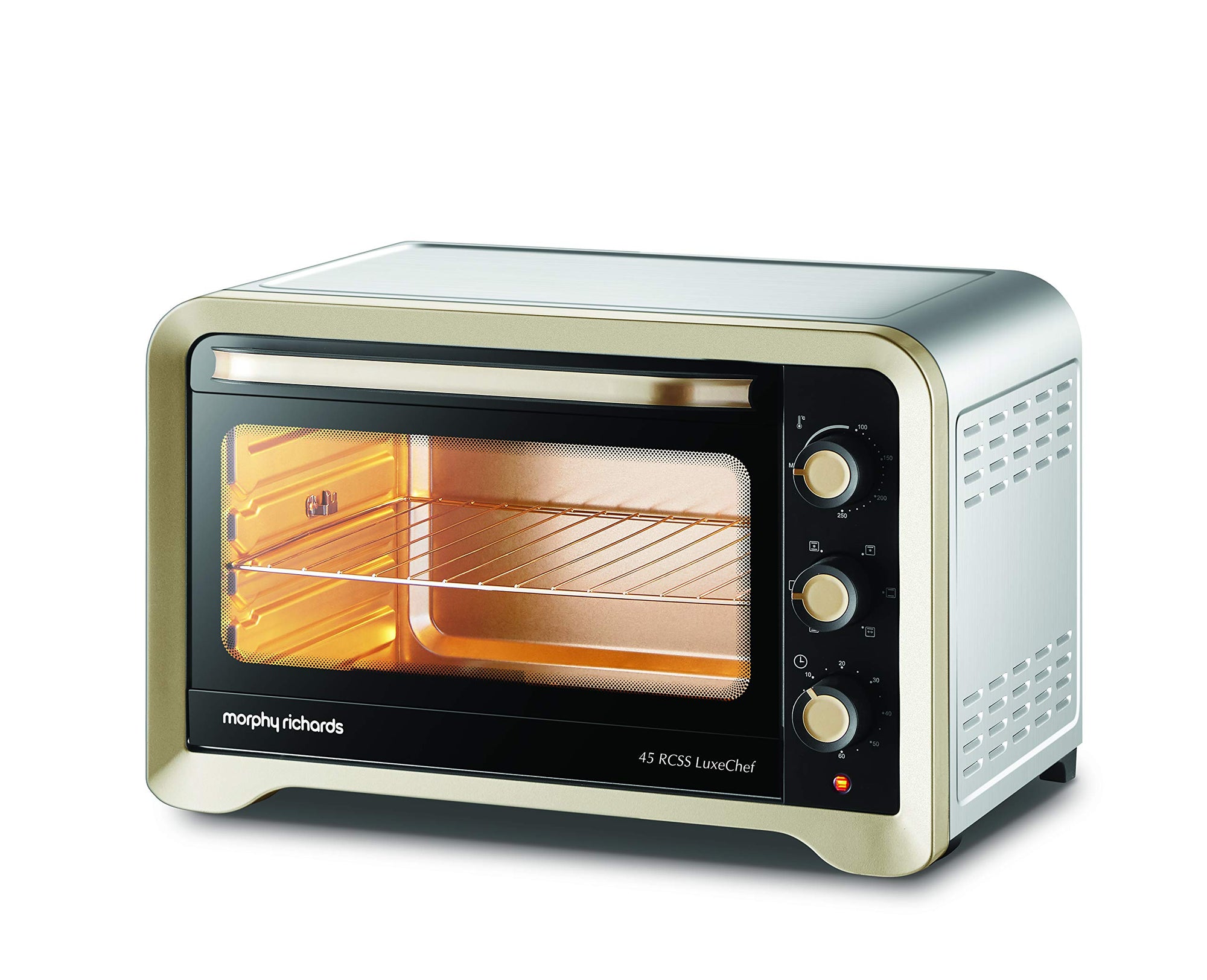 Morphy Richards LuxeChef 45L OTG with Convection & Rotisserie, Gold