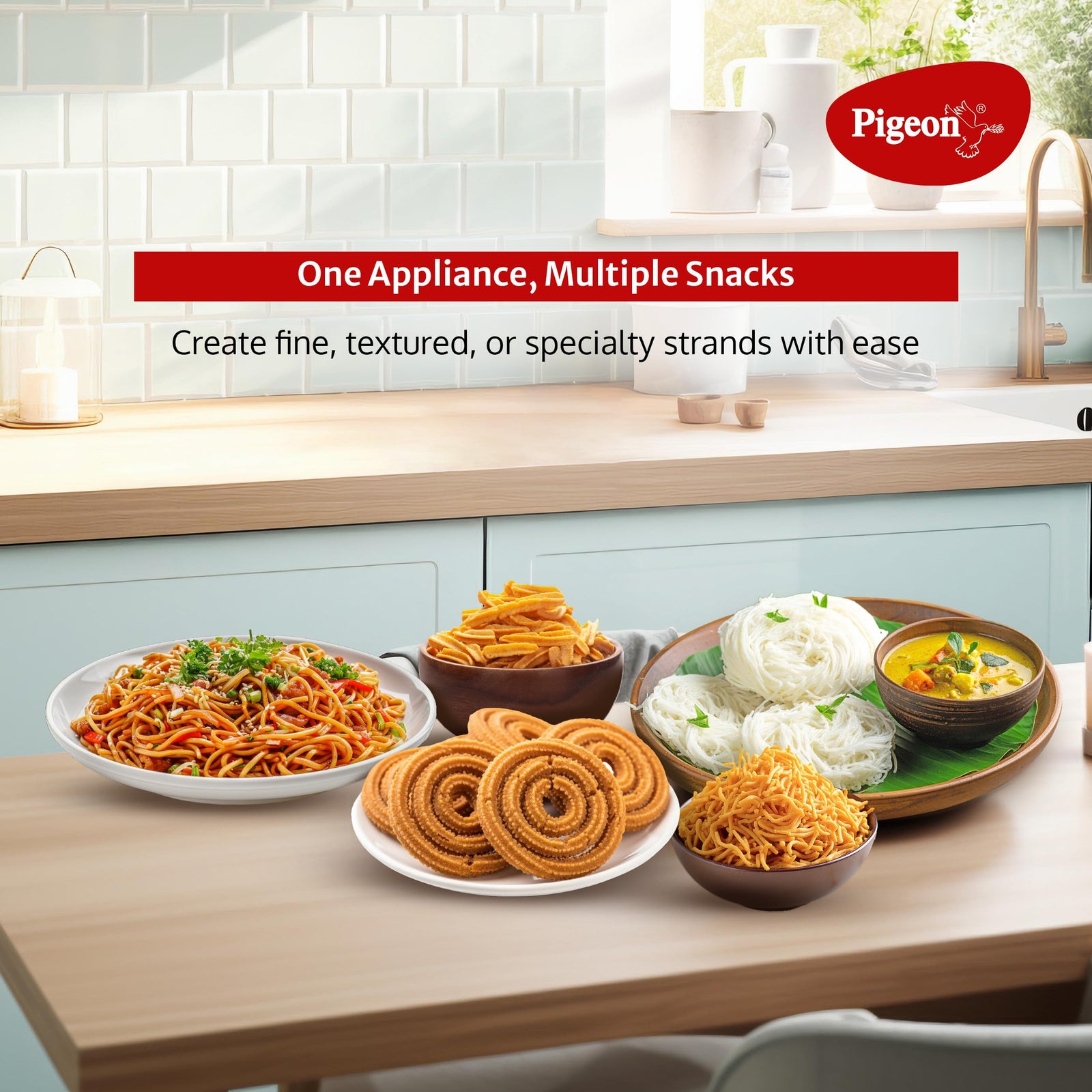 Pigeon Instamami noodle maker with interchangeable mould dies