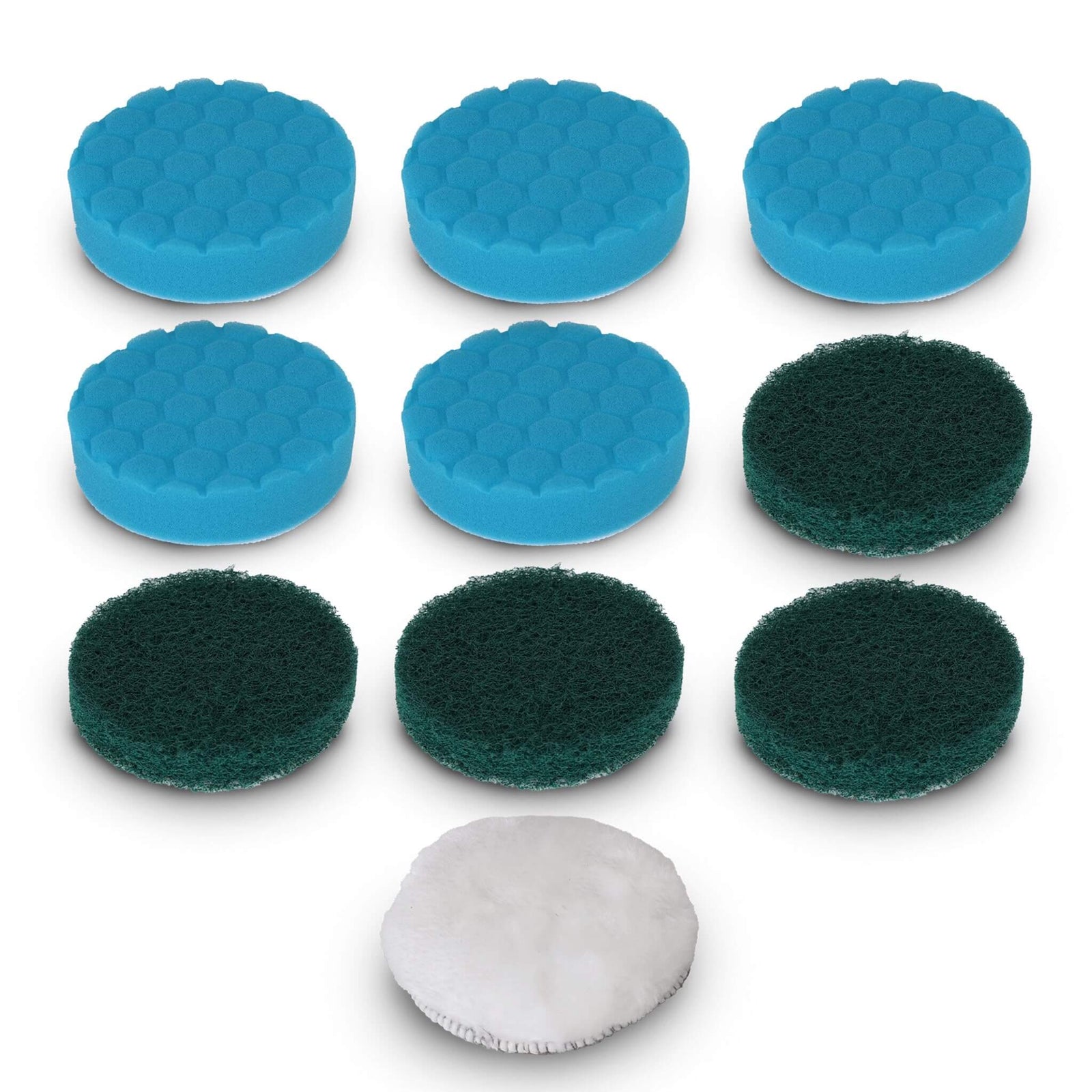 AGARO Replacement Brush Kit with 10 attachments for Royal Electric Spin Scrubber model 34117