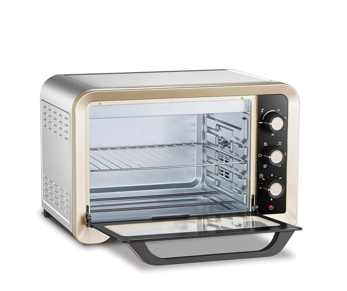 Morphy Richards LuxeChef 45L OTG with Convection & Rotisserie, Gold
