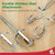 Wonderchef Essenza Hand Mixer - 300W motor, stainless-steel beaters, and dough hooks in black