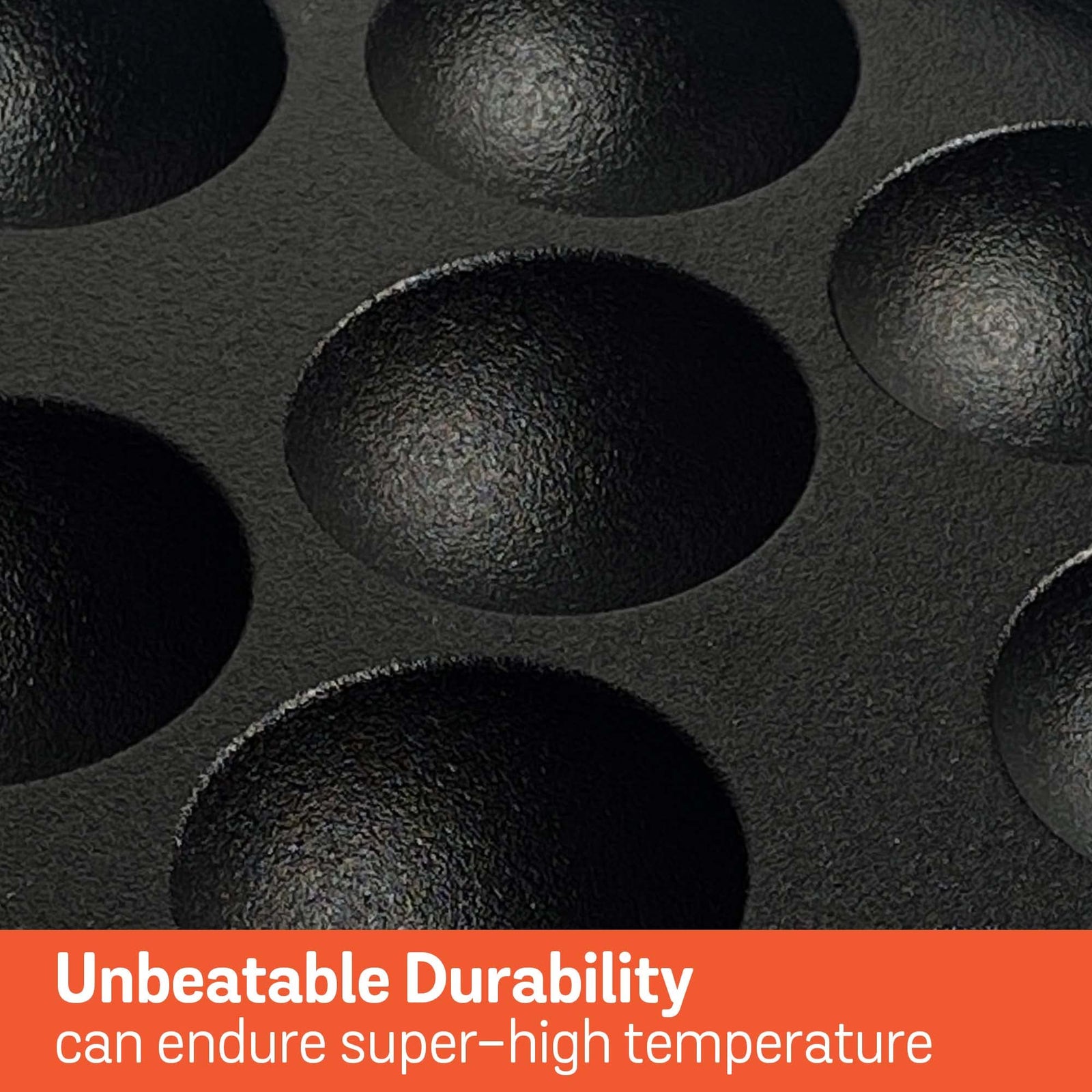 Traditional Indian cast iron pan for cooking paniyaram bondas and koftas