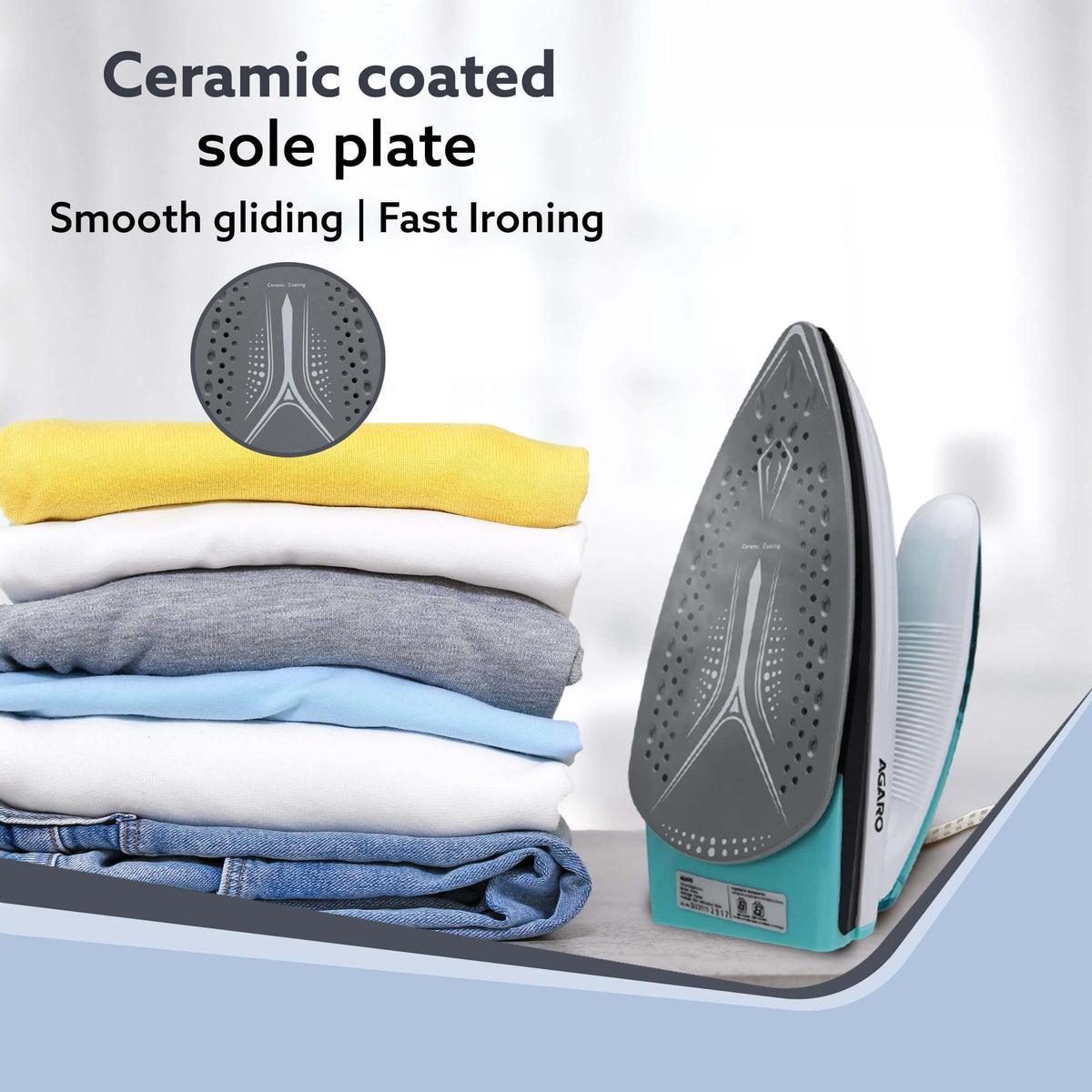 Compact Foldable Steam Iron – Perfect for Home & Travel