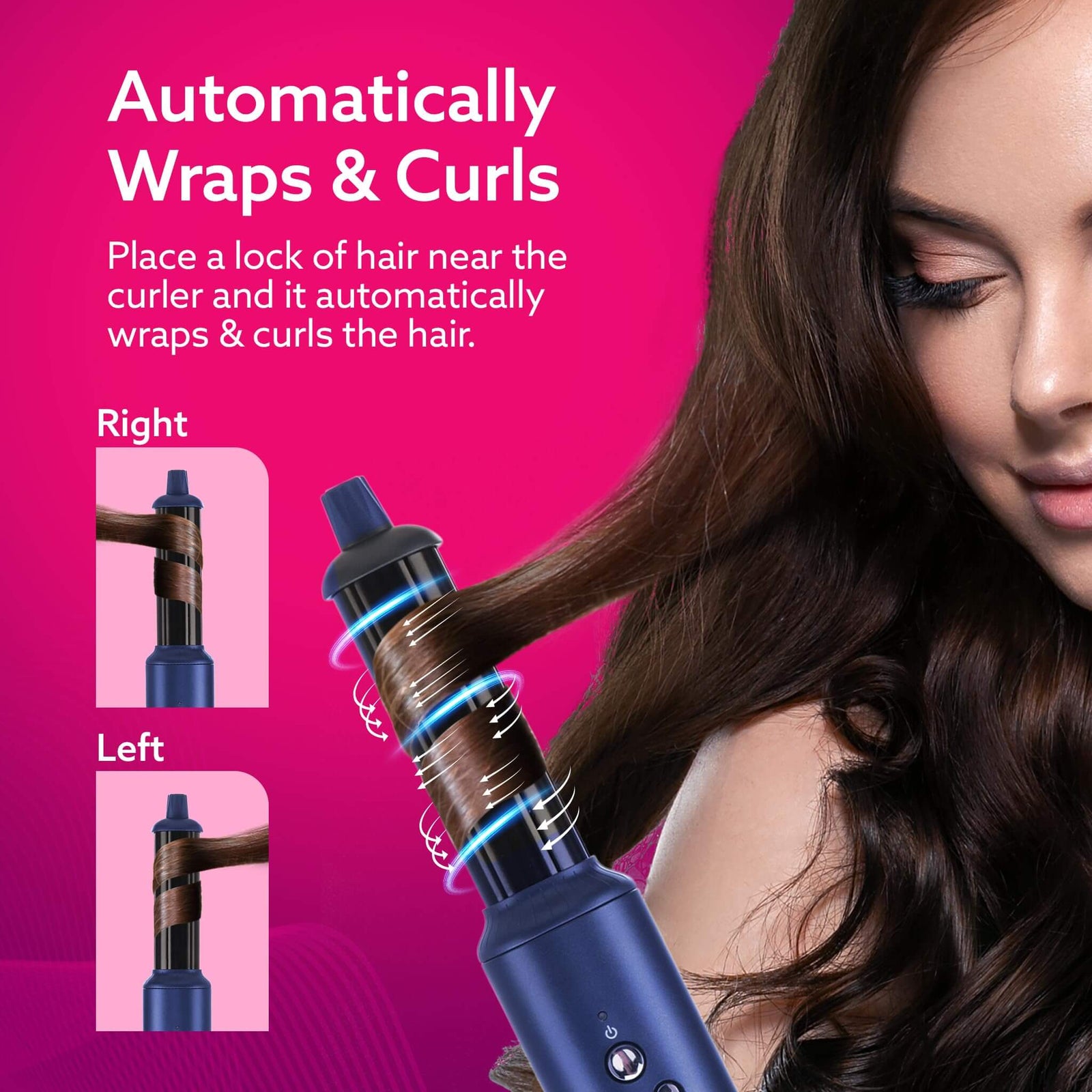 AGARO hair dryer brush with 6 styling functions for all hair types