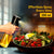 Person using a spray bottle over a salad with text 'Effortless Spray Every time 200 ml'.