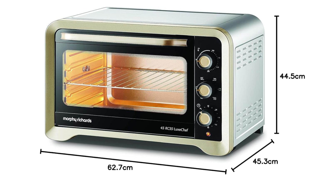Morphy Richards LuxeChef 45L OTG with Convection & Rotisserie, Gold
