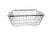 Kitchen Mart Stainless Steel Dish Draining Basket/Kuda, Rectangle, Durable and Rust-Proof