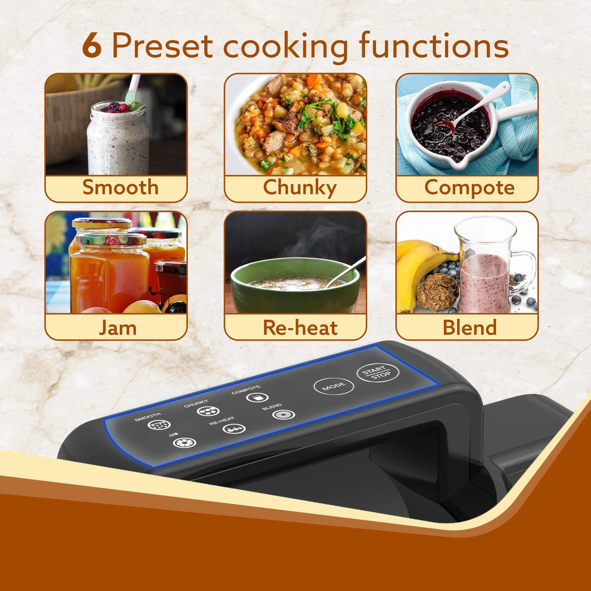 AGARO Elite Soup Maker in kitchen setting demonstrating size and design