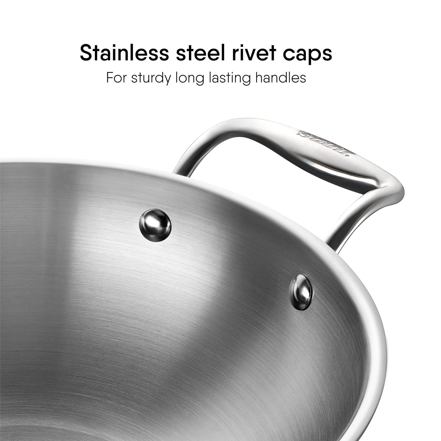 Stahl Stainless Steel Triply Artisan Kadhai