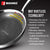 Bergner Hitech Prism Triply Stainless Steel Non Stick Frypan