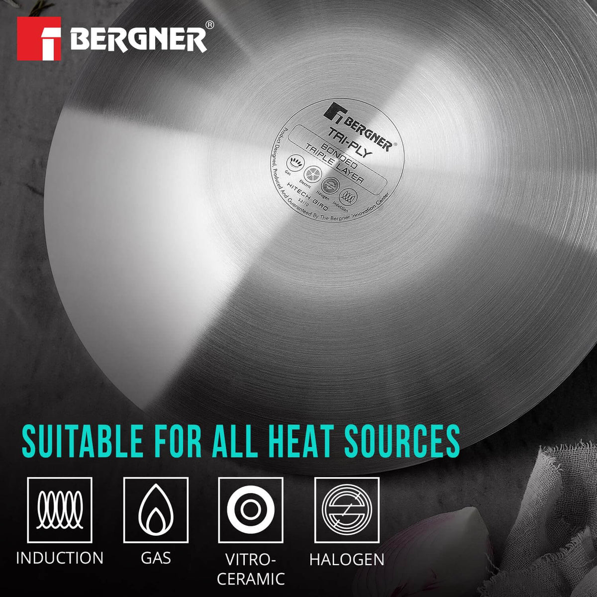 Premium stainless steel roti tawa showing honeycomb mesh pattern for even cooking