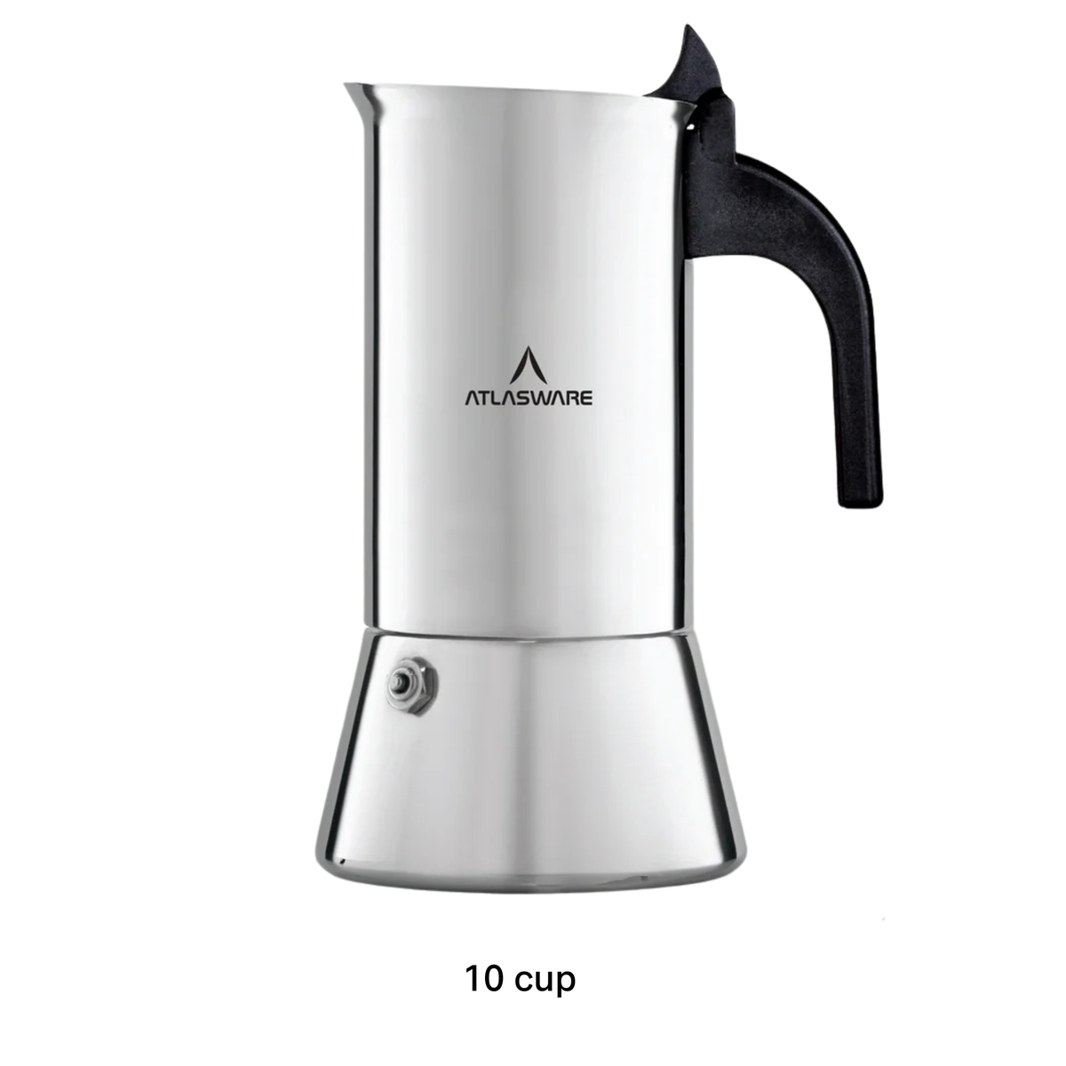 Atlasware Stainless Steel Coffee Maker Mocha Design