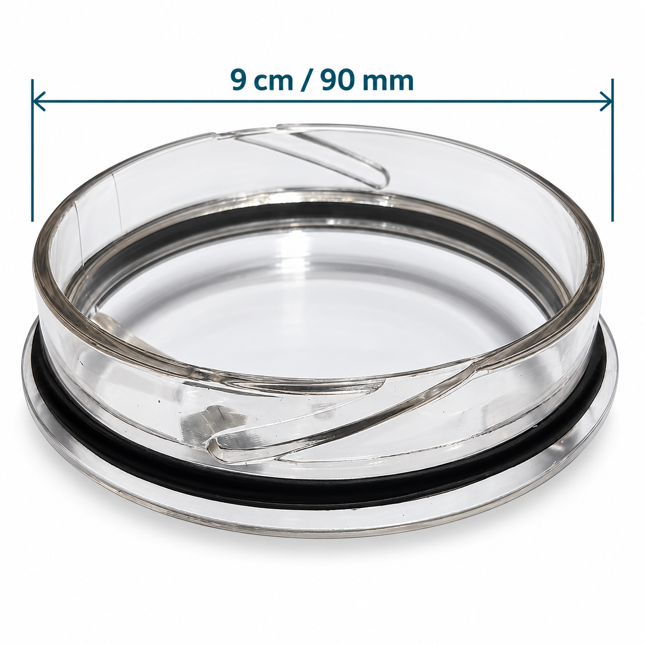 Preethi MGA 501 chutney jar lid cross-lock grooves on the skirt that twist onto the jar rim
