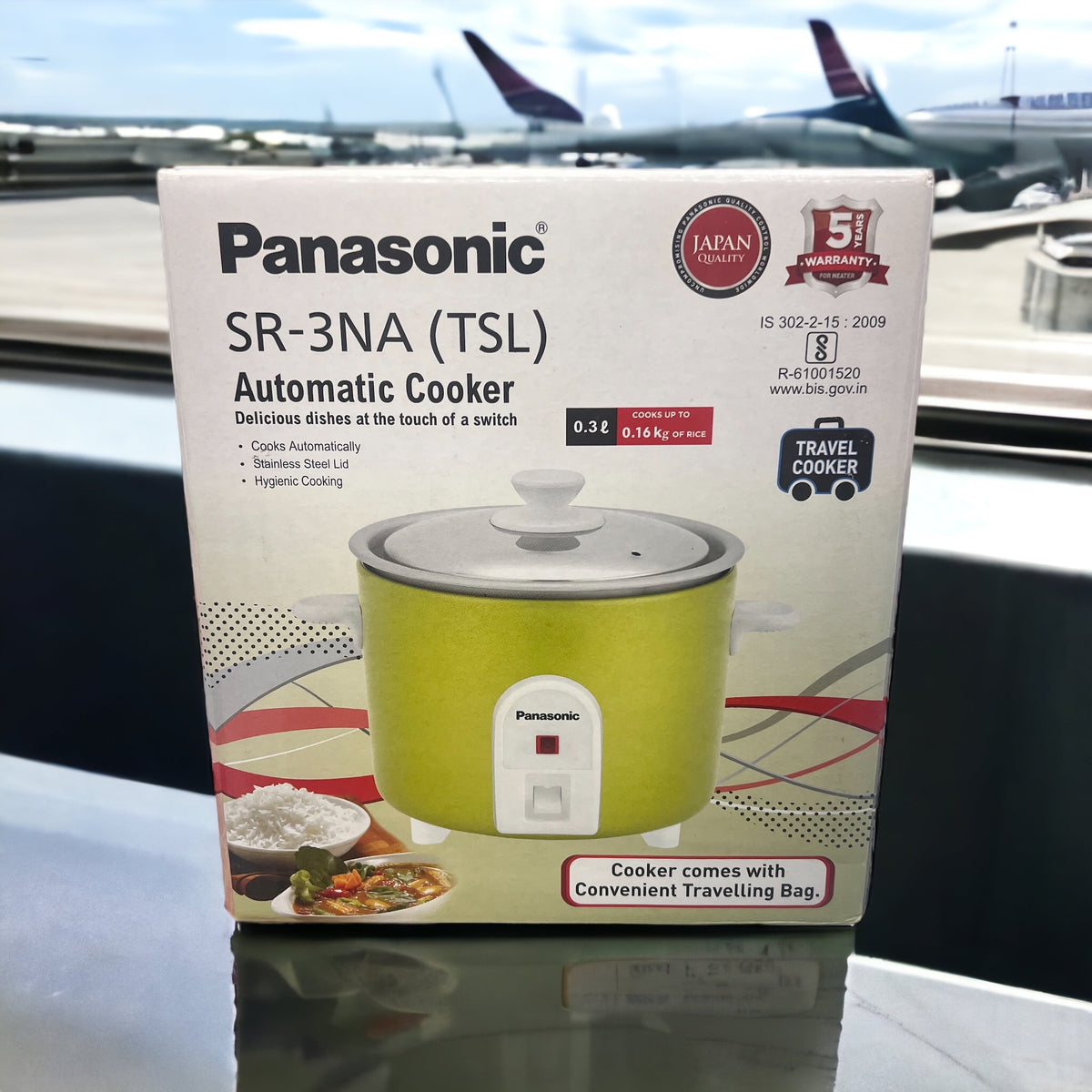 Panasonic 0.3L Portable Travel Rice Cooker: Bachelor & Baby Cooker for On-the-Go Gourmet Meals 🌍