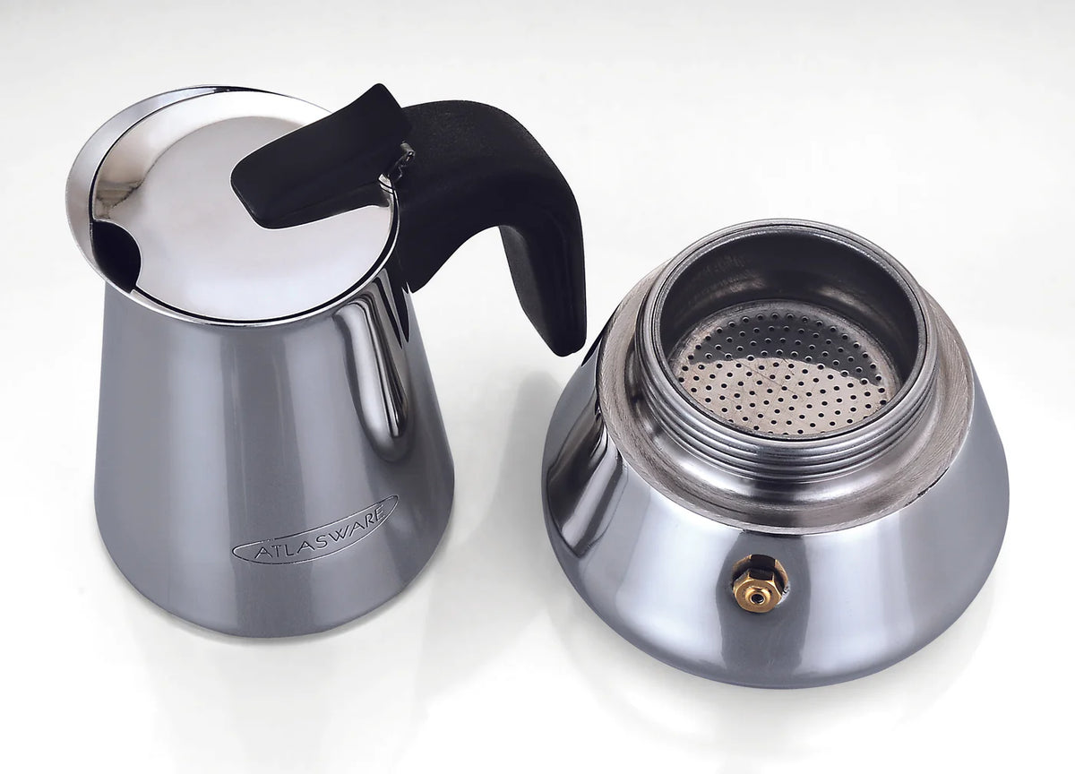 Kitchen Mart ATLASWARE Stainless Steel Espresso Coffee Percolator 10 cups
