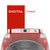 Compact white wet grinder with red handles and control panel