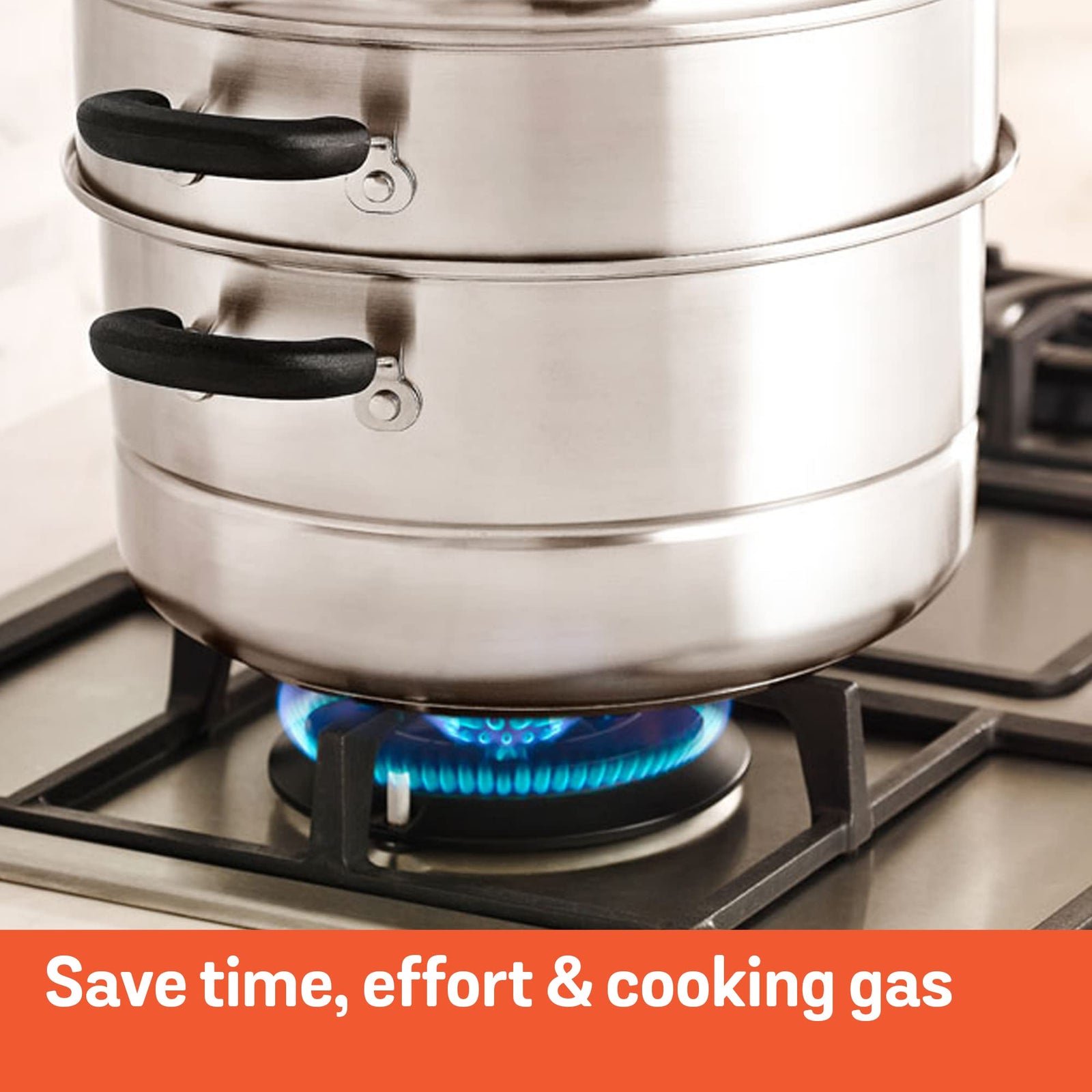 Meyer Stainless Steel Steamer - Compact and Efficient Cooking
