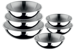 Bergner Argent TriPly Stainless Steel Tasra without Lid - Induction Bottom (Pack of 6pcs)