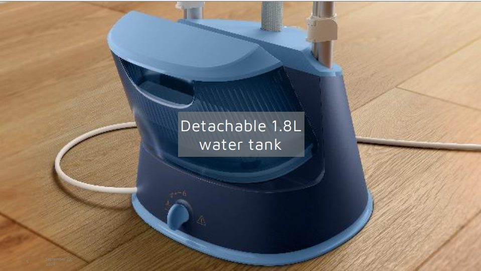 Philips Stand Garment Steamer STE1030/20 – 1800W, 36 g/min Steam Output, 1.8L Water Tank