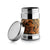 JVL Fusion FOC series stainless steel dry storage canister with care instructions