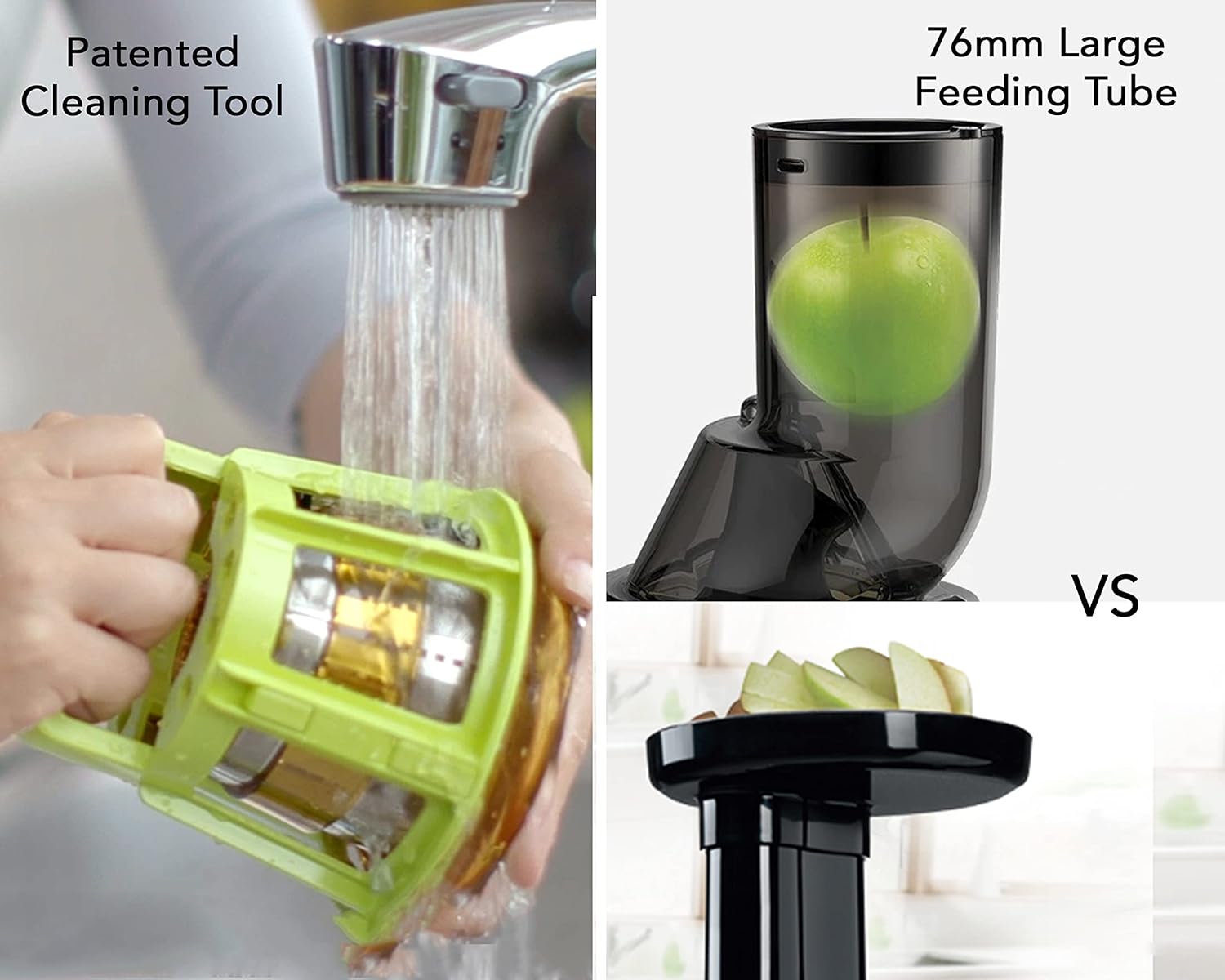 Kuvings B1700 Professional Cold Press Whole Slow Juicer with Smoothie & Sorbet Attachments Included