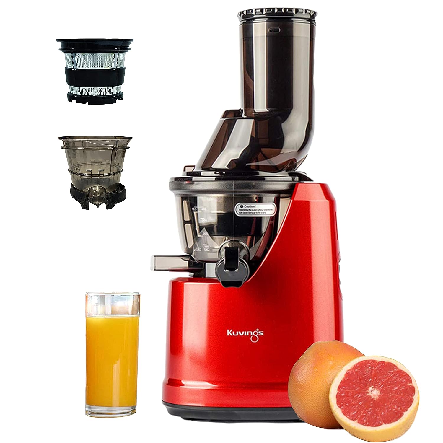 Kuvings B1700 Professional Cold Press Whole Slow Juicer with Smoothie & Sorbet Attachments Included