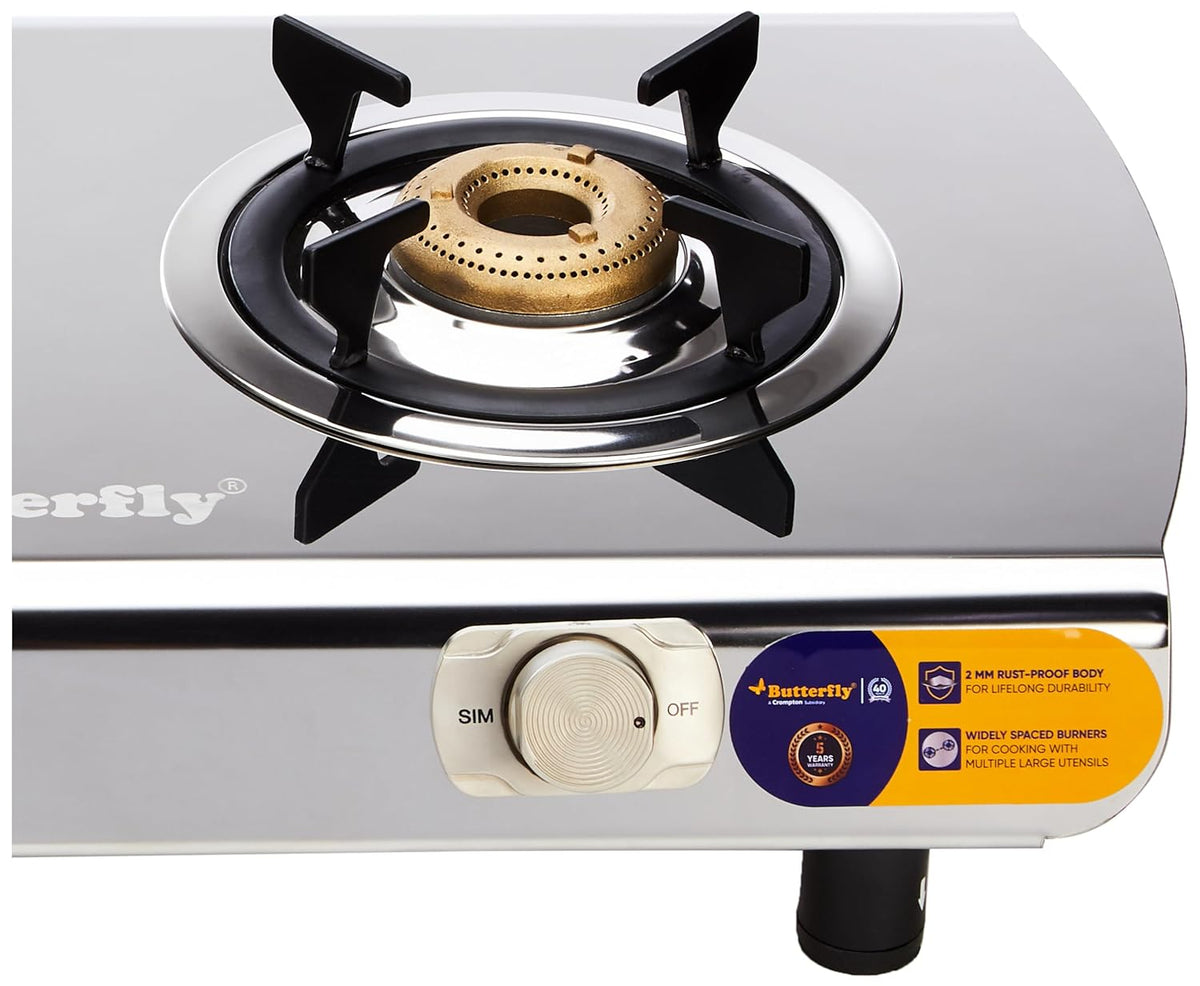 Butterfly Steel Magnum GAS STOVE 2 Burner (2mm thickness sheet)