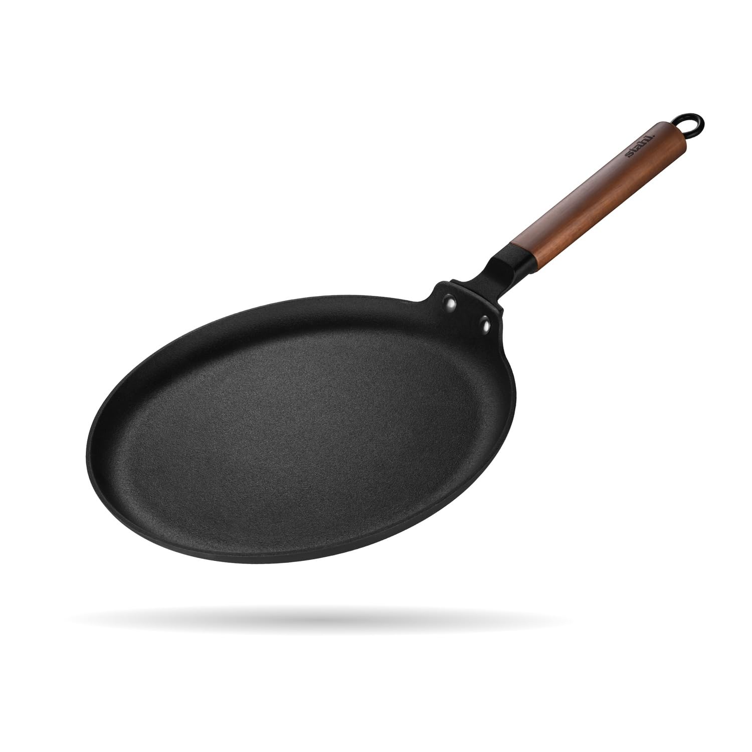 Stahl Blacksmith Cast Iron Dosa Tawa | Pre-Seasoned Induction Pan