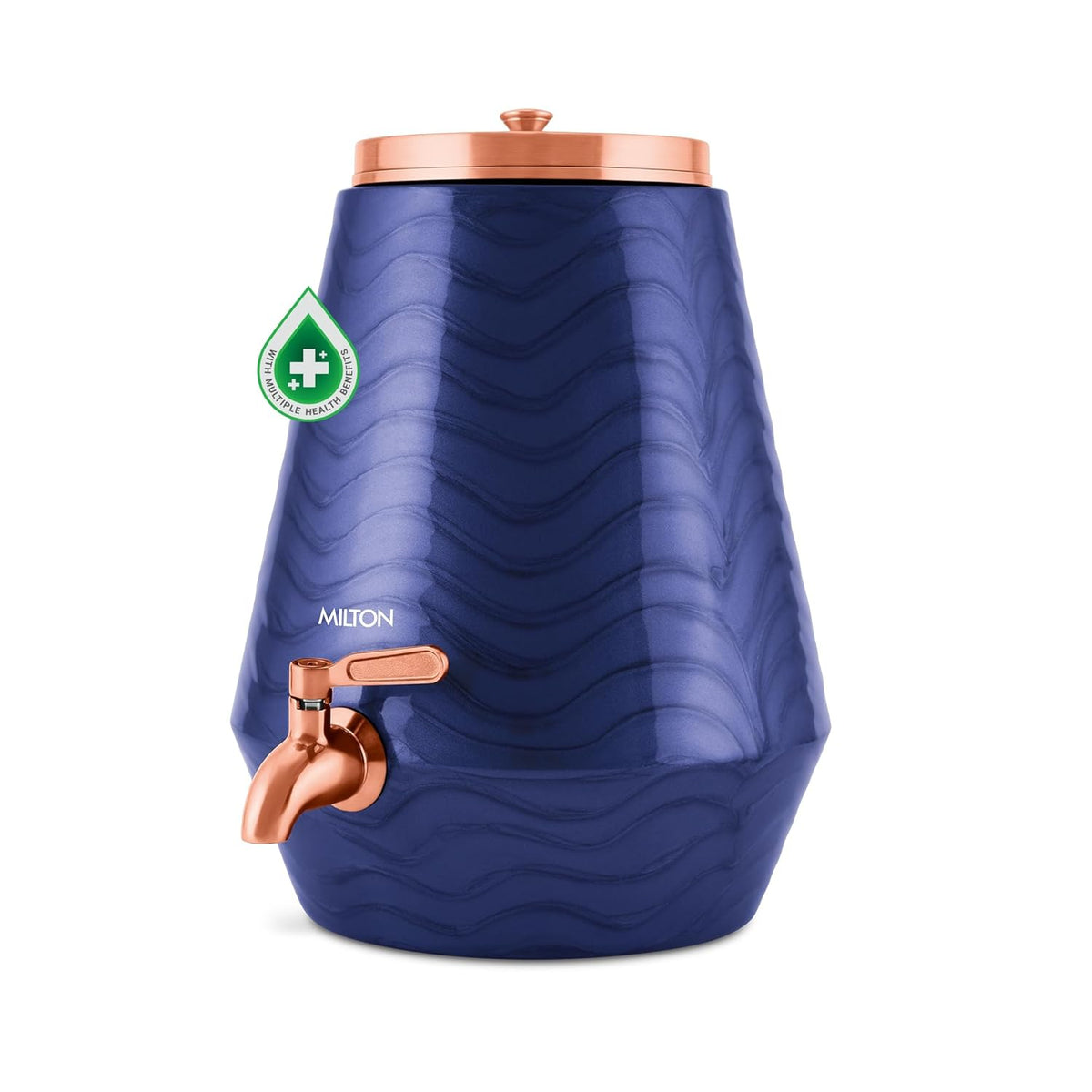 Milton Copper Neerja Matka Water Dispenser 5 Litre Purple with Pure Copper Tap and Lid - Buy Online India