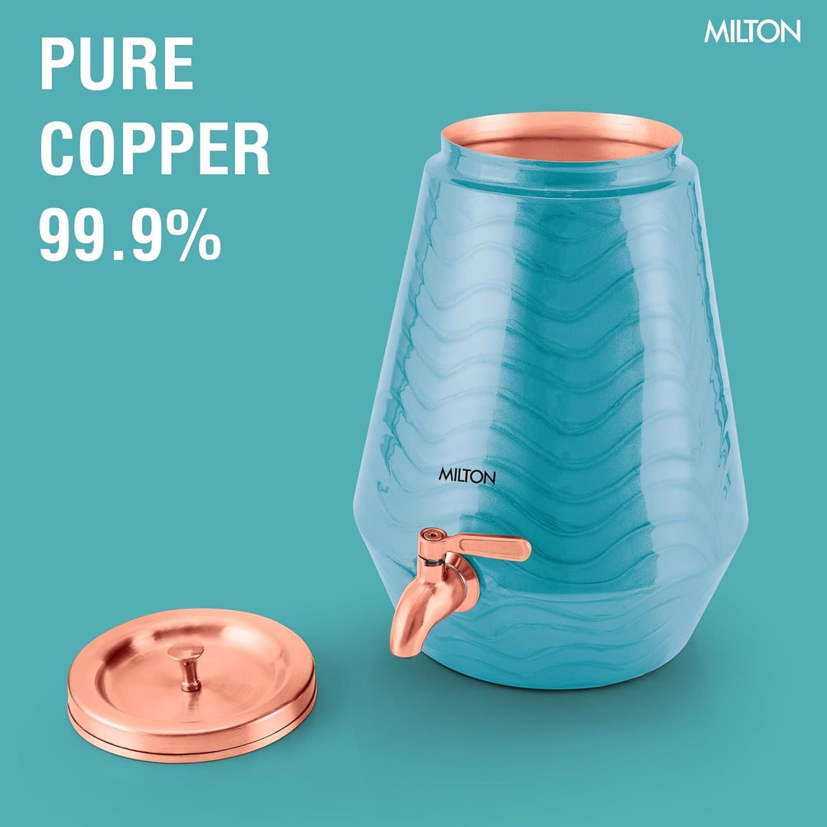 Milton Copper Neerja Matka – 5L | Traditional & Health-Boosting Water Storage