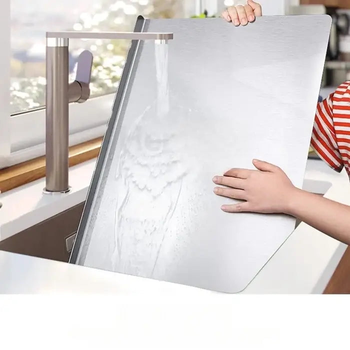 Sky Platform Stainless Steel Chopping Board - Non-Slip Kitchen Cutting Board