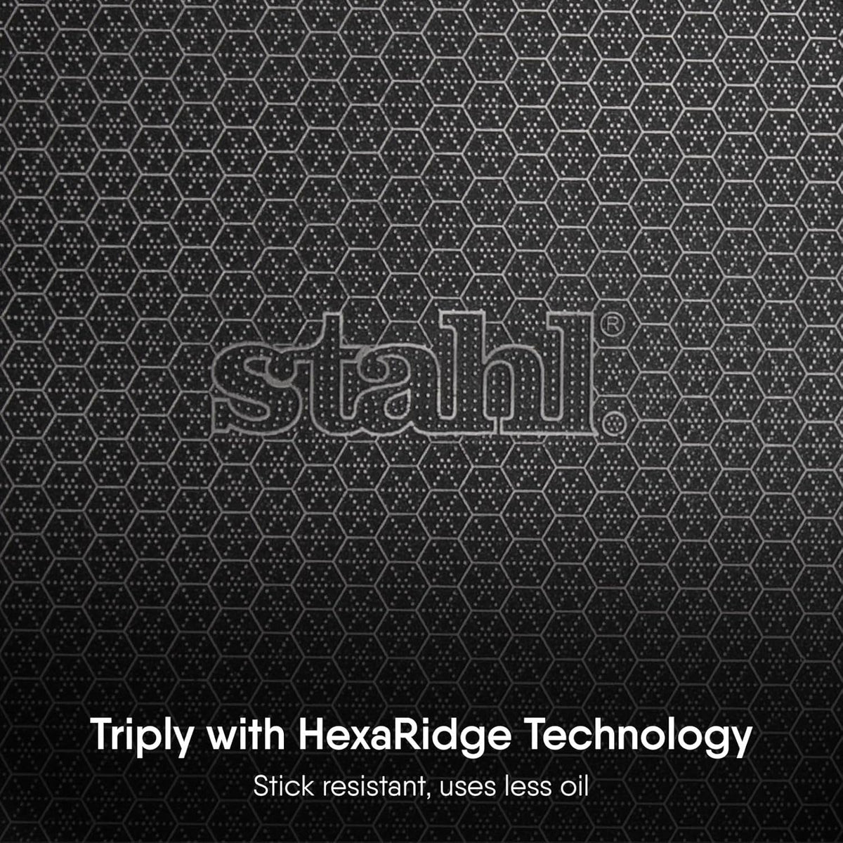 STAHL TRIPLY STAINLESS STEEL ARTISAN HYBRID Frypan WITH LID (NON-STICK)