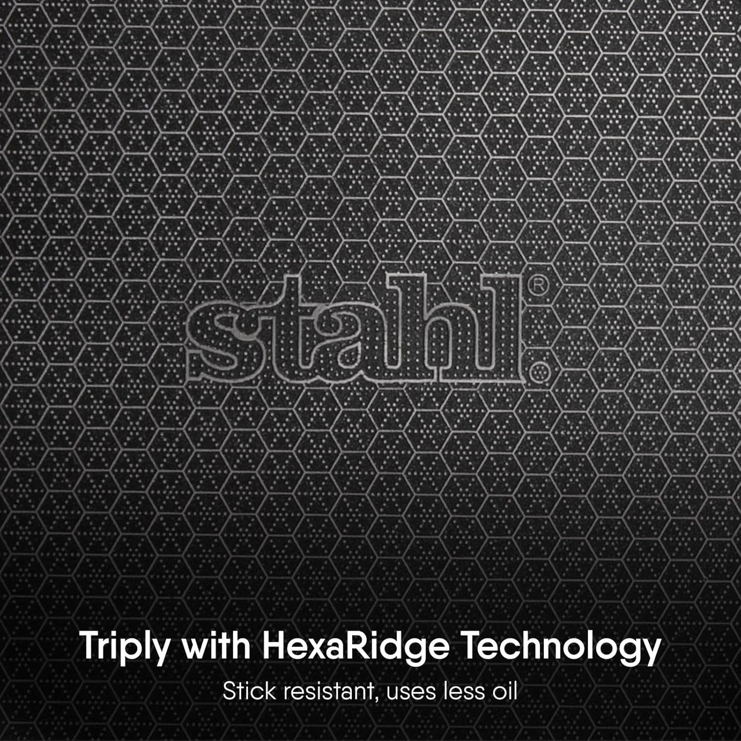 STAHL TRIPLY STAINLESS STEEL ARTISAN HYBRID Frypan WITH LID (NON-STICK)