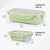 MILTON Cool Touch Epic 800 Microwave Safe Stainless Steel Tiffin Set of 2 (780ml+180ml) BPA Free