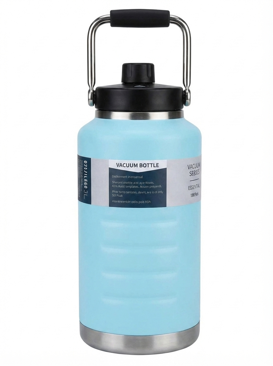 Kitchen Mart Insulated Stainless Steel Vacuum Water Bottle 2100ml | Double Wall 18/8 Steel | Hot 12 Hrs & Cold 12 Hrs | MagCap Dock Lid | BPA Free | Outdoor Ice Bucket Jug for Travel, Gym, Office & Home