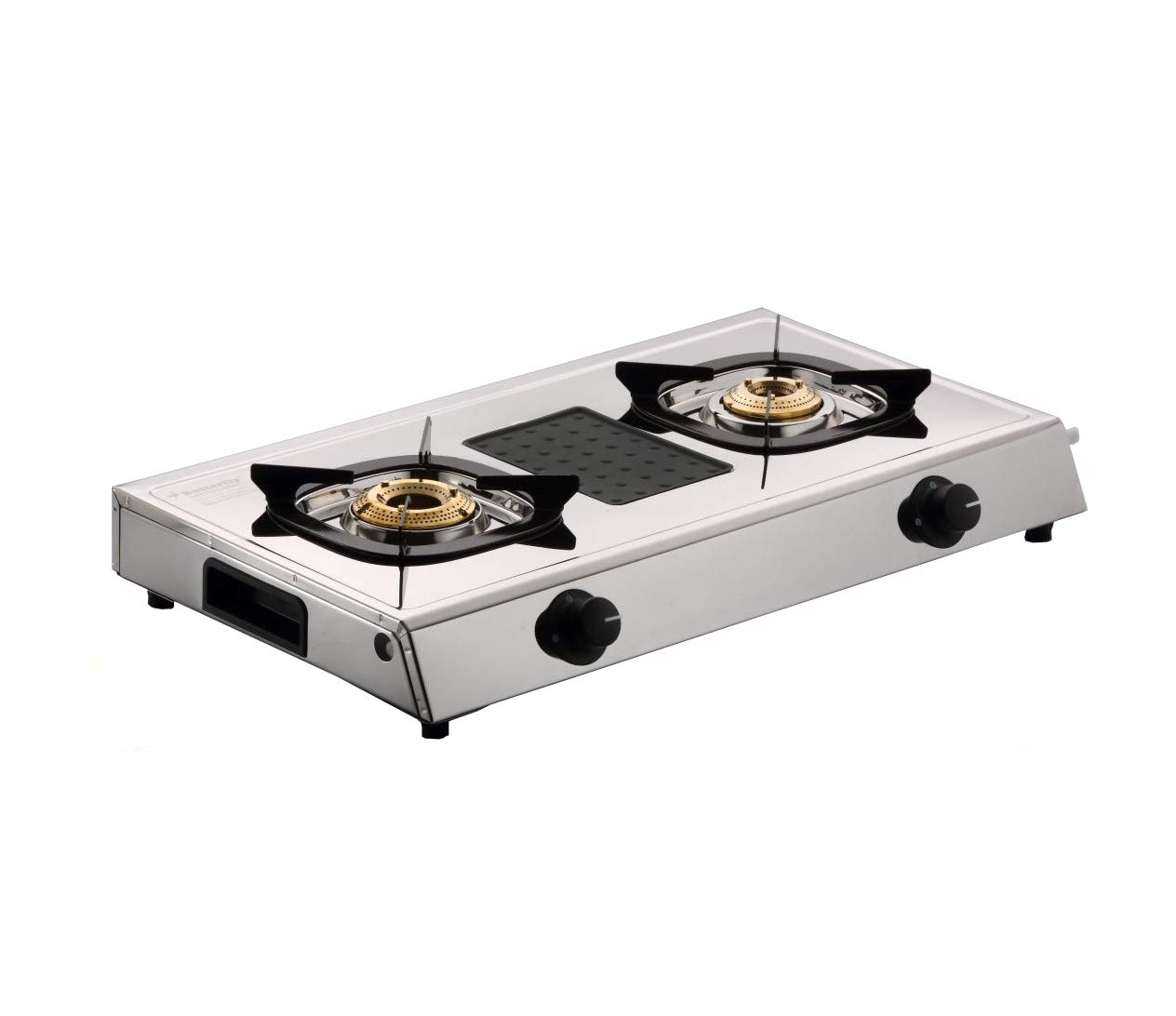 Butterfly Matchless Stainless Steel 2 Burner LPG Gas Stove | Manual Ignition