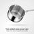 Stahl Artisan Triply Saucepan showcasing two-sided easy pour lips for mess-free serving and reduced spills.