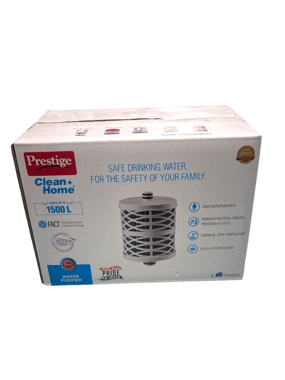 Prestige Water Purifier Cartridge 1500 Liters purification capacity