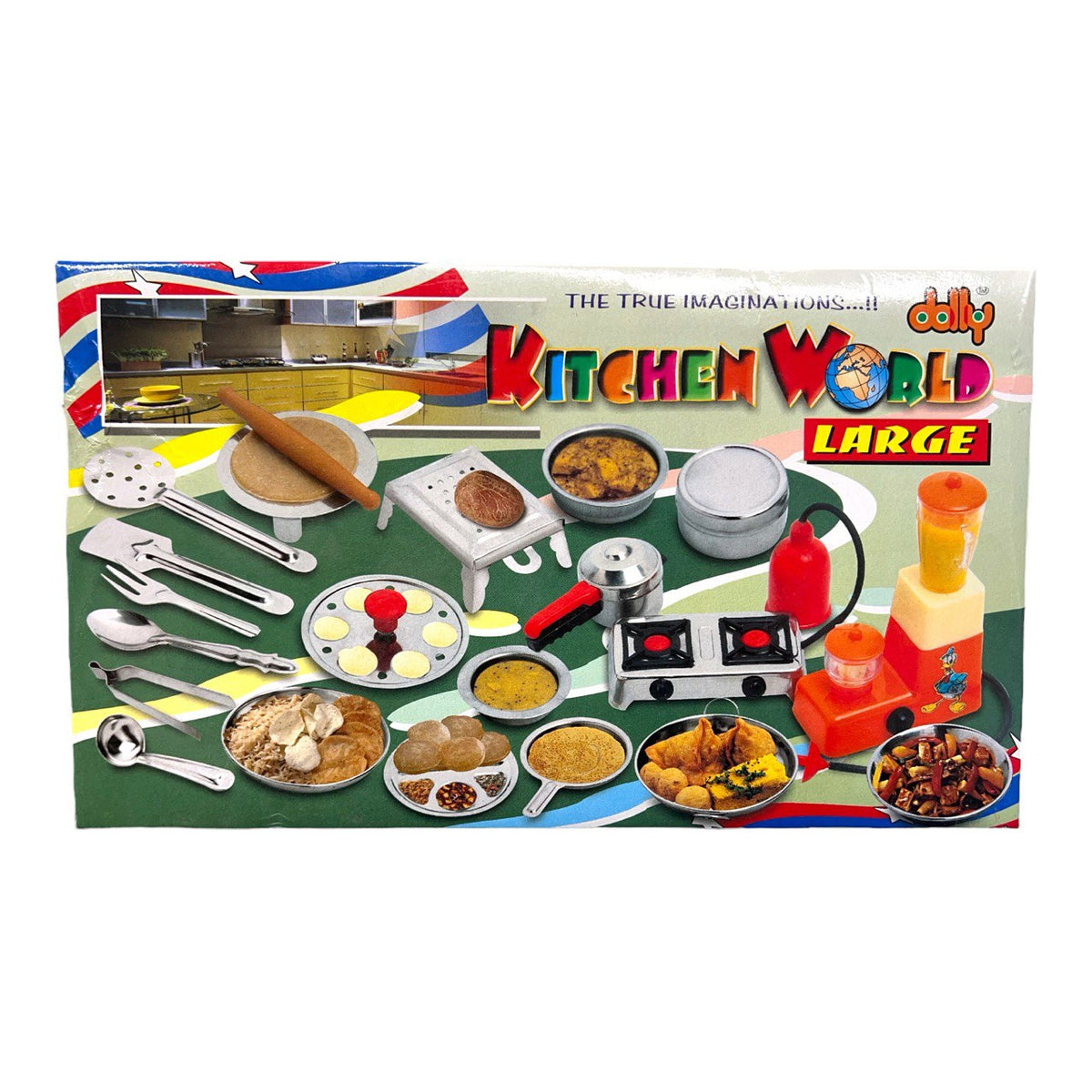 Kids Deluxe Miniature Kitchen Playset - Kitchen World