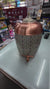 ATtro Kubera 11L Copper Water Dispenser with Hand-Painted Floral Design - Sea Green Flower Gold
