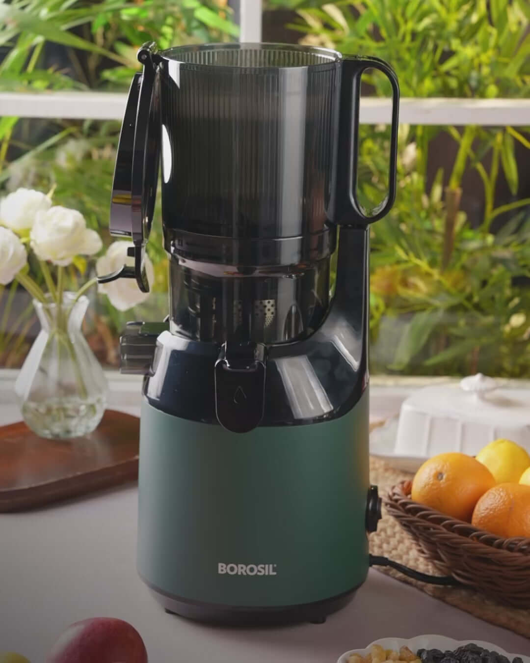 Borosil Vita Rich Cold Press Juicer | 250W | 1.5L Wide Mouth