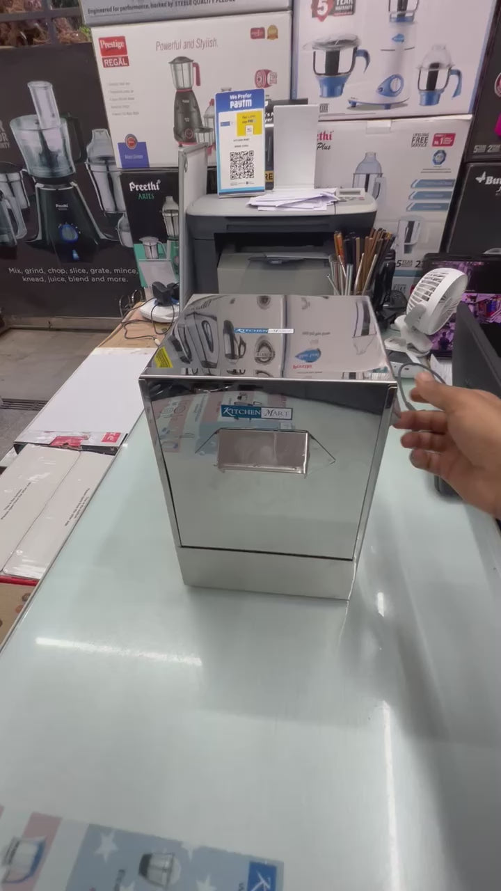 Kitchen mart Premium Stainless Steel Box Type Idly Cooker - Perfectly Steamed Idlis Every Time!