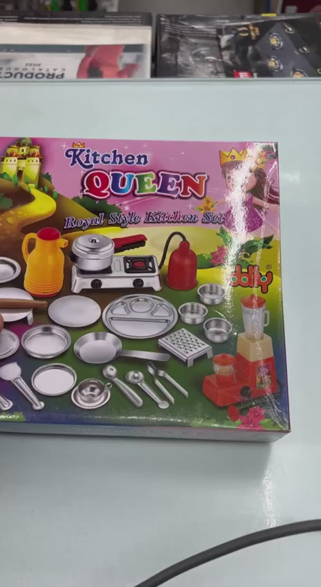 Kids Deluxe Miniature Kitchen Playset - Kitchen Queen