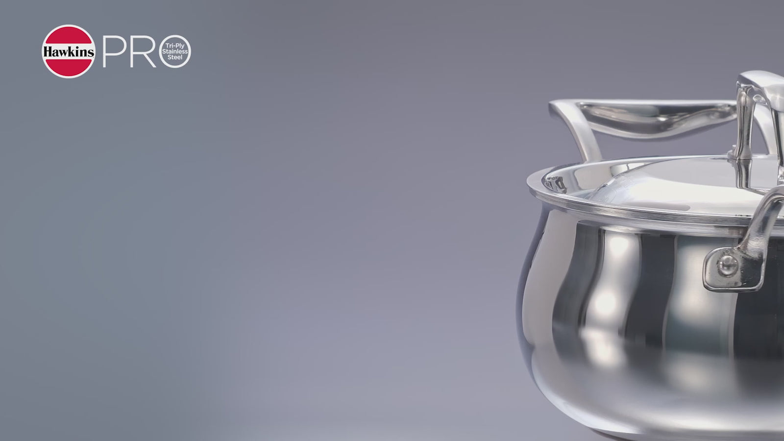 Hawkins Pro 2L Triply Stainless Steel Handi with Lid - Cooking & Serving Pan (PSH20S)