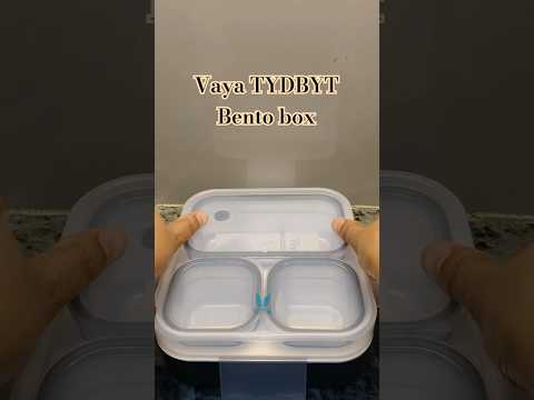VAYA TYDBYT Stainless Steel Bento Lunch Box with 3 Leakproof Compartments – Perfect for Kids, Office & School