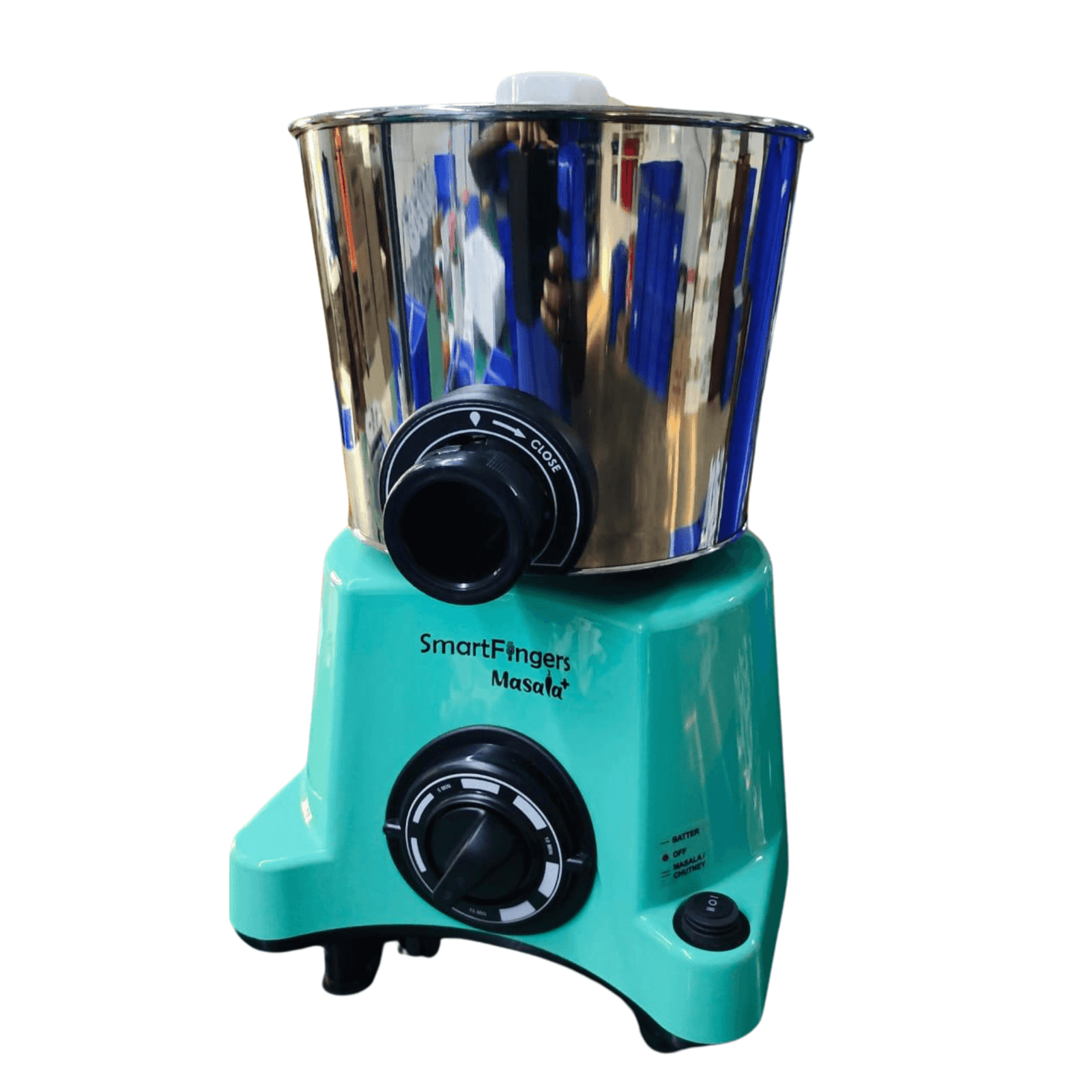 SmartFingers Masala Plus 2L Wet Grinder with Batter Dispenser with atta kneader & coconut scrapper