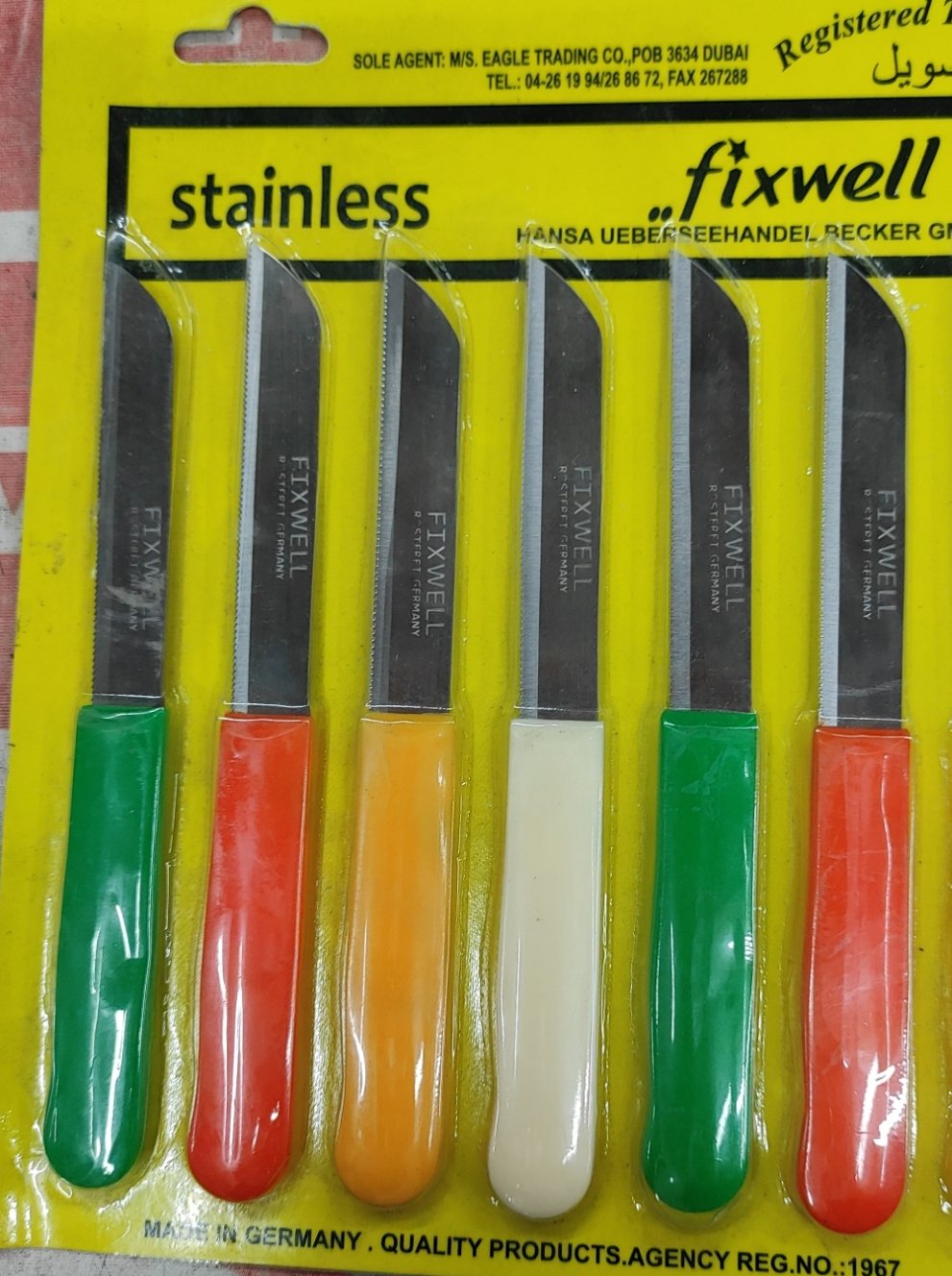 Fixwell Knife (pack of 6)
